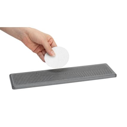 WENKO 54957100 - Afdruipmat DAMON 30x8 cm grijs