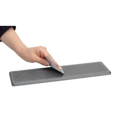 WENKO 54957100 - Bac d'égouttement DAMON 30x8 cm gris