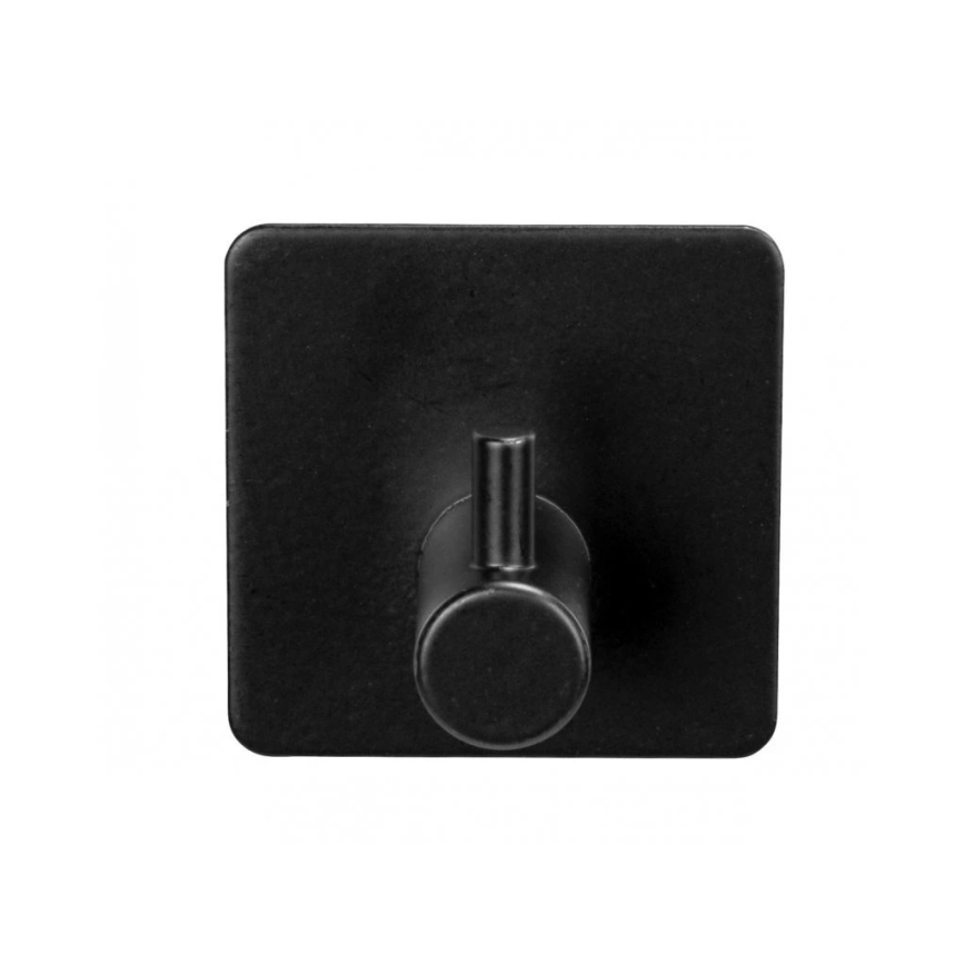 WENKO 55009100-Haak BLACK OUTDOOR KITCHEN 4,5x4,5 cm roestvrij staal/zwart