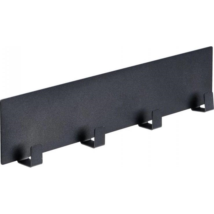 WENKO 55014100-Crochet pour cuisine d'extérieur 30x6,5 cm noir