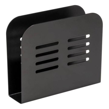 WENKO 55025100-Porte-serviettes BLACK OUTDOOR KITCHEN 15x12,5 cm noir
