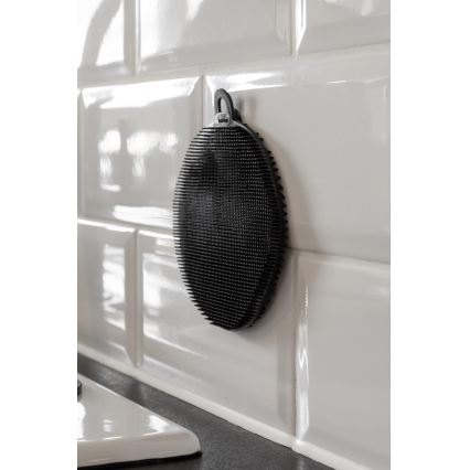 WENKO 55030100 - Éponge BLACK OUTDOOR KITCHEN 12 x 1,2 cm noire