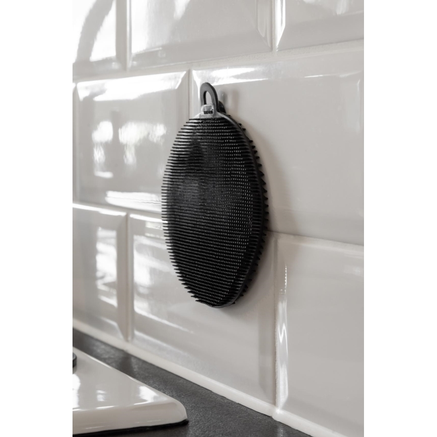 WENKO 55030100 - Sponsje BLACK OUTDOOR KITCHEN 12x1,2 cm zwart