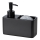 WENKO 55076100 - Distributeur de savon BLACK OUTDOOR KITCHEN 14,5 x 14,3 cm noir