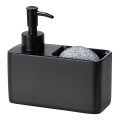 WENKO 55076100 - Zeepdispenser BLACK OUTDOOR KITCHEN 14,5x14,3 cm zwart
