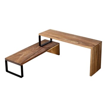 WENKO 55097100-Étagère BLACK OUTDOOR KITCHEN 36x16 cm brun/noir