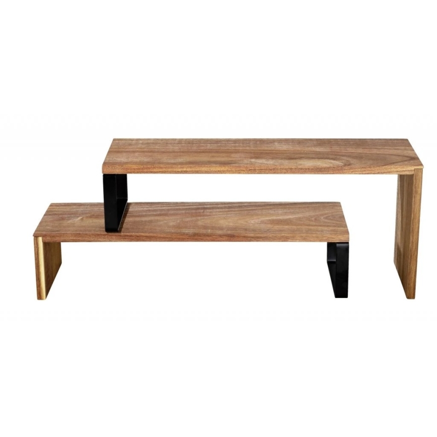 WENKO 55097100-plank BLACK OUTDOOR KITCHEN 36x16 cm bruin/zwart