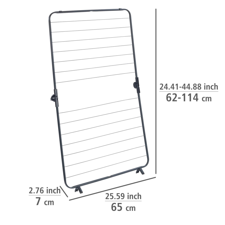 WENKO 63003100 - Droogrek CHAMPION 65x114 cm zwart