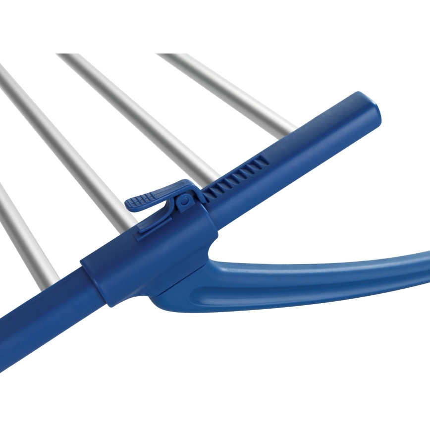 WENKO 63005800 - Droogrek voor wasgoed 37,5x21 cm RVS/zilver/blauw