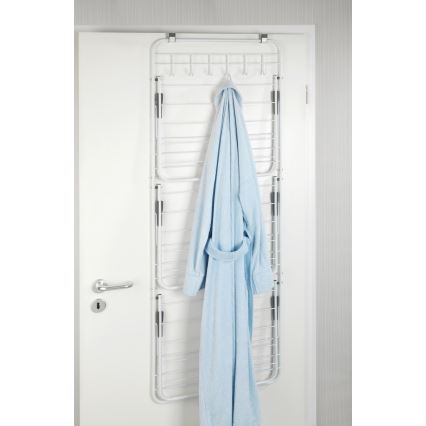 WENKO 63010800 - Wasrek 51x142 cm wit/grijs