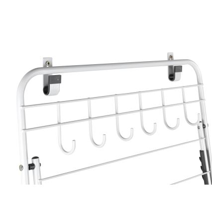 WENKO 63010800 - Wasrek 51x142 cm wit/grijs