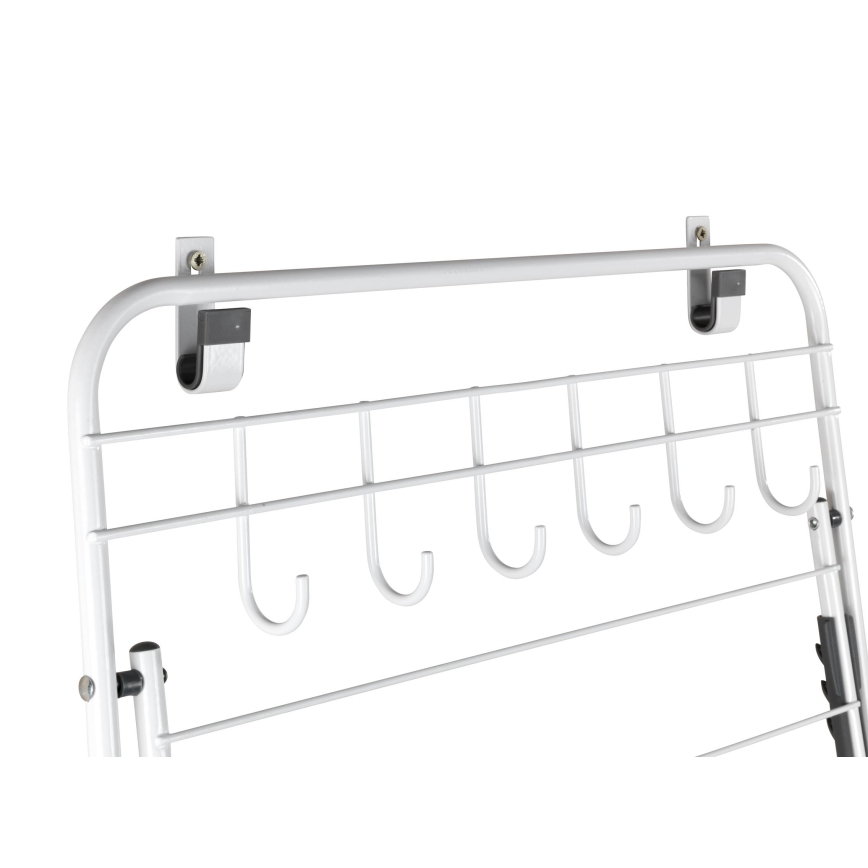 WENKO 63010800 - Wasrek 51x142 cm wit/grijs