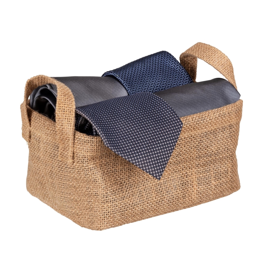 WENKO 64470100 - Mand JUNA 20x15 cm bruin