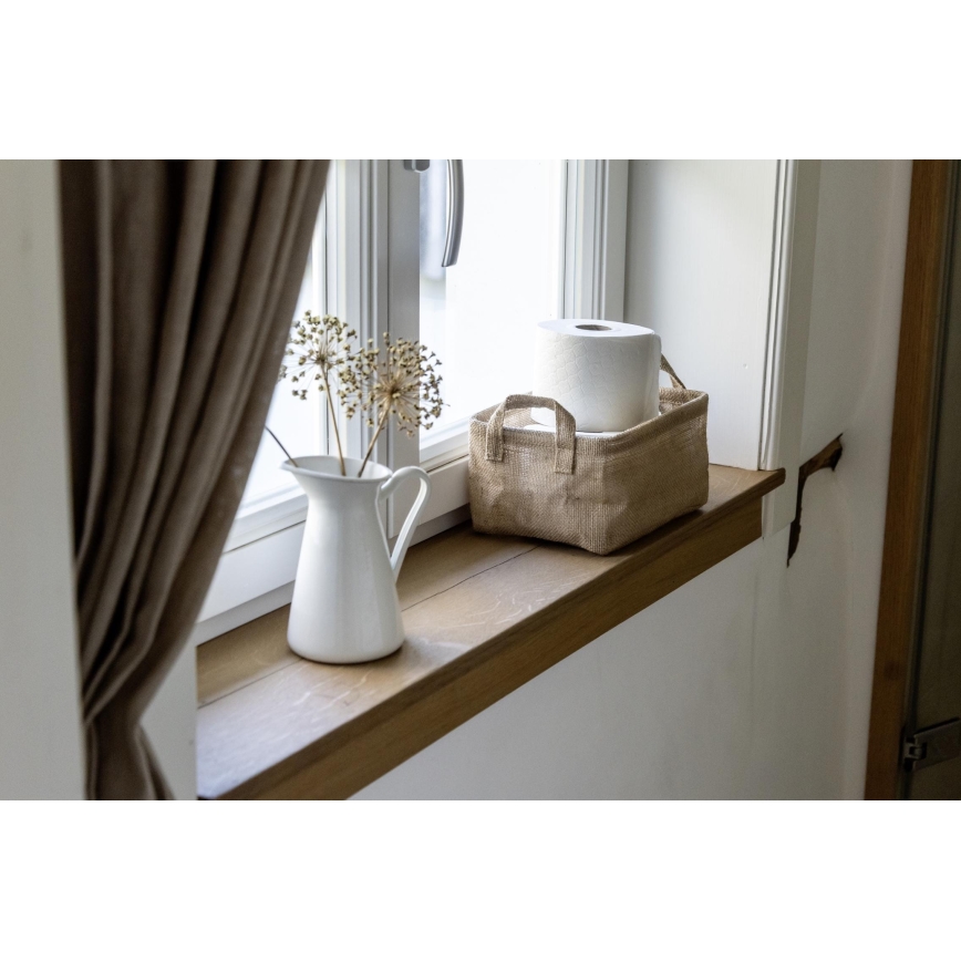WENKO 64470100 - Panier JUNA 20x15 cm marron