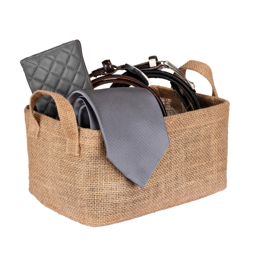 WENKO 64471100 - Panier JUNA 24x17 cm marron