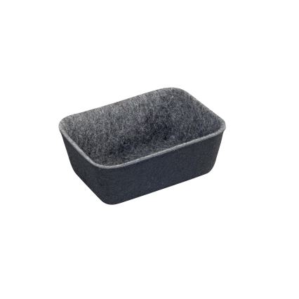 WENKO 64502100 - Organisateur de tiroir FELT 28,5x20 cm gris