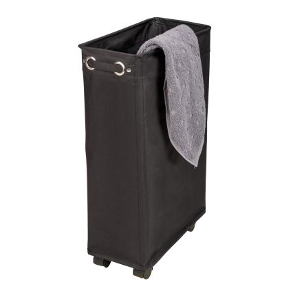 WENKO 69737800 - Linnenmand CORNO 18,5x60 cm zwart