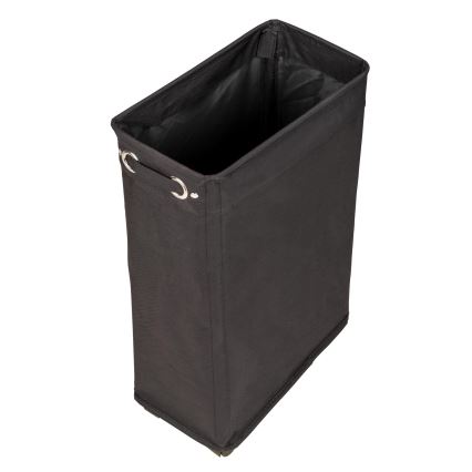 WENKO 69737800 - Linnenmand CORNO 18,5x60 cm zwart