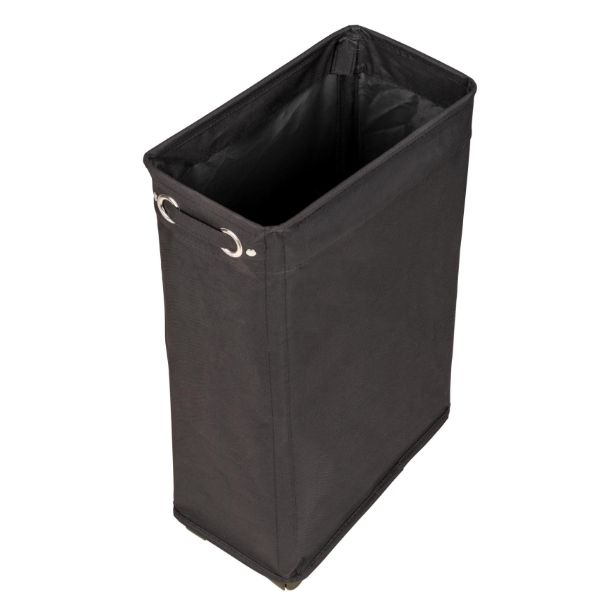 WENKO 69737800 - Linnenmand CORNO 18,5x60 cm zwart