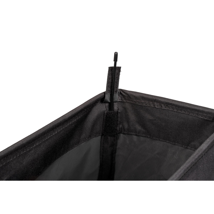WENKO 69737800 - Linnenmand CORNO 18,5x60 cm zwart