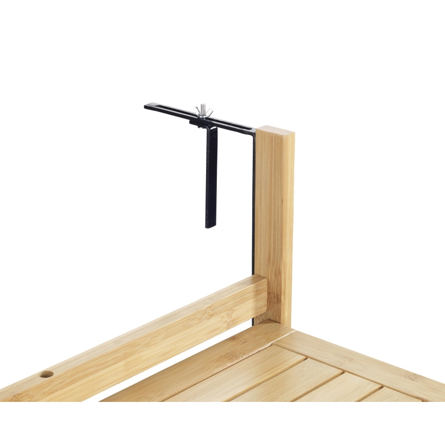 WENKO 69806800 - Table WAIKIKI 64x65 cm blanc/marron