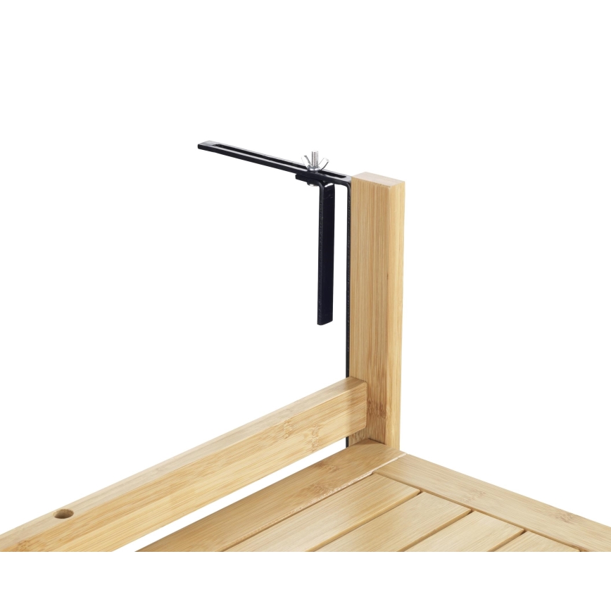 WENKO 69806800 - Table WAIKIKI 64x65 cm blanc/marron