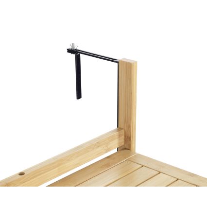 WENKO 69806800 - Tafel WAIKIKI 64x65 cm wit/bruin