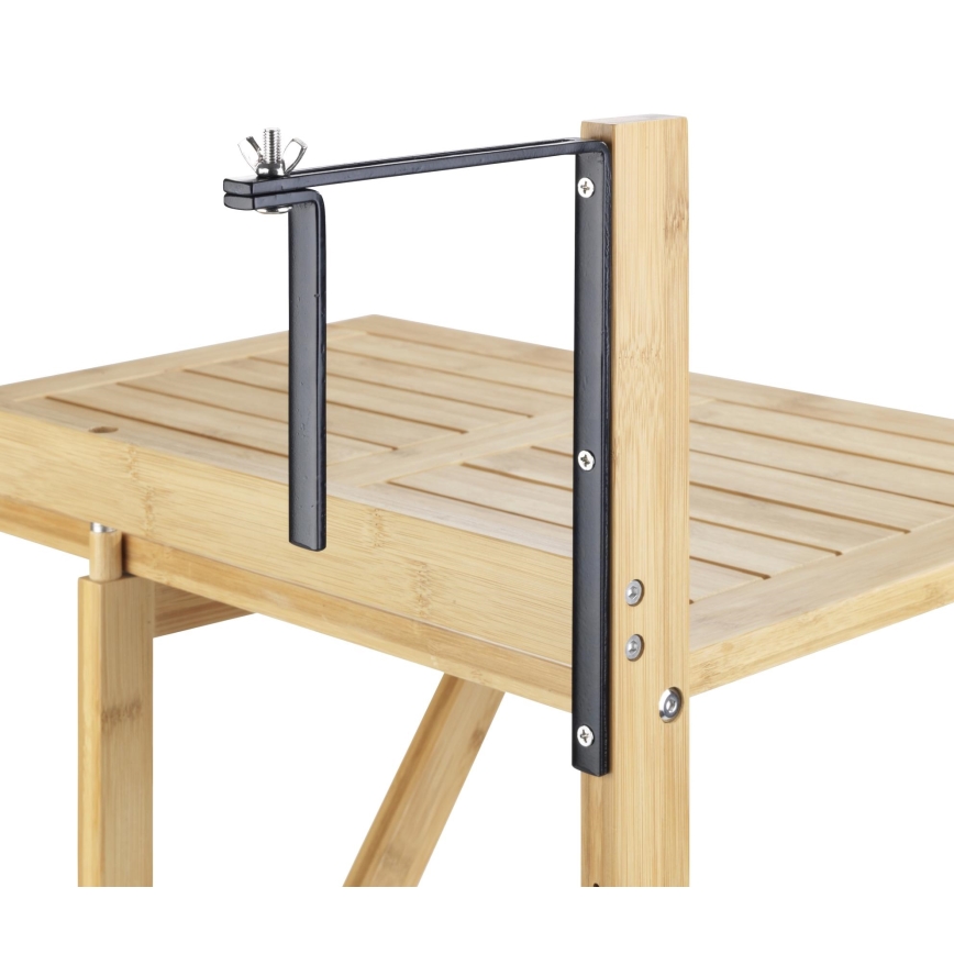 WENKO 69806800 - Tafel WAIKIKI 64x65 cm wit/bruin