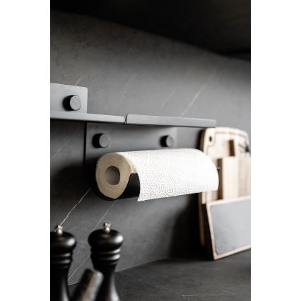 WENKO 71144800 - Rolhouder JET 30 x 15 cm zwart