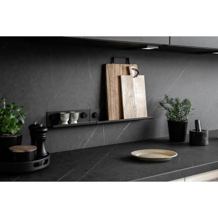 WENKO 71145800 - Support JET 25x7,5 cm noir