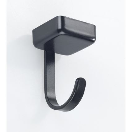 WENKO 71149800 - Crochets JET 2,2 x 3,9 cm noir/argenté