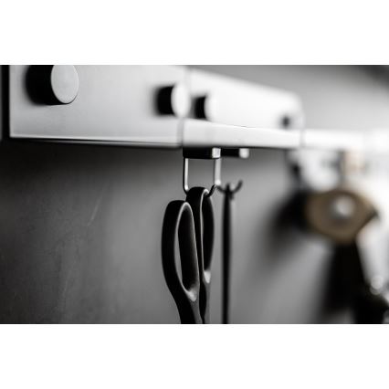 WENKO 71149800 - Haakjes JET 2,2x3,9 cm zwart/zilver