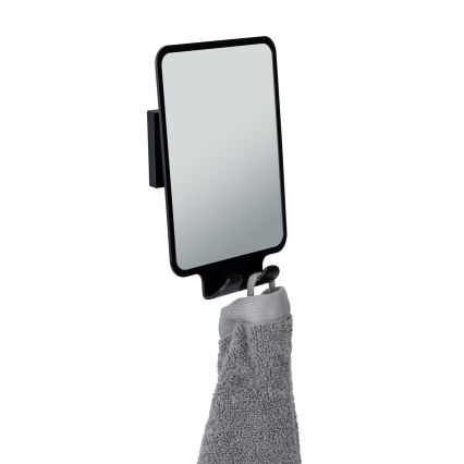 WENKO 71449800 - Miroir VACUUM-LOC QUADRO ED 14x19,5 cm noir