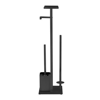 WENKO 71558800 - Ensemble WC DEBAR 21x70,5 cm inox/noir