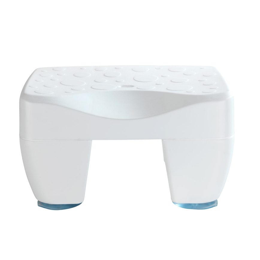 WENKO 73361100-Tabouret de baignoire SECURA 40x31 cm blanc/transparent