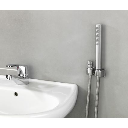 WENKO 81340100 - Douche DUO 170x2,7 cm chromé brillant/argenté/gris