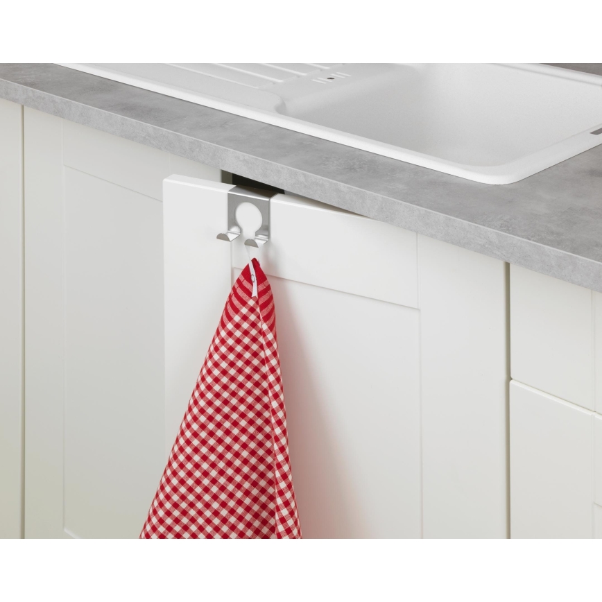 WENKO 8411100 - Crochet 5x5 cm inox/argenté