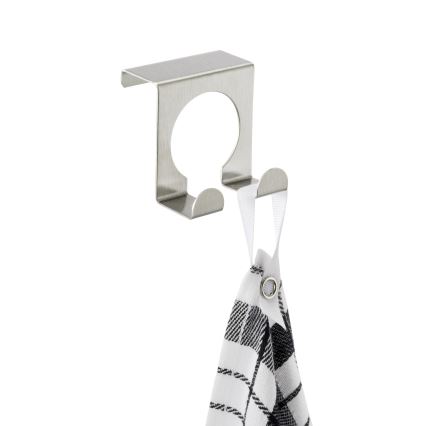 WENKO 8411100 - Haak 5 x 5 cm, roestvrij staal/zilverkleurig