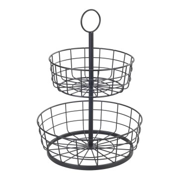 WENKO 88740800 - Panier LOFT 28x39 cm noir