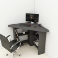 werk tafel CORNER 73,8x80 cm antraciet