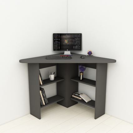 werk tafel CORNER 73,8x80 cm antraciet