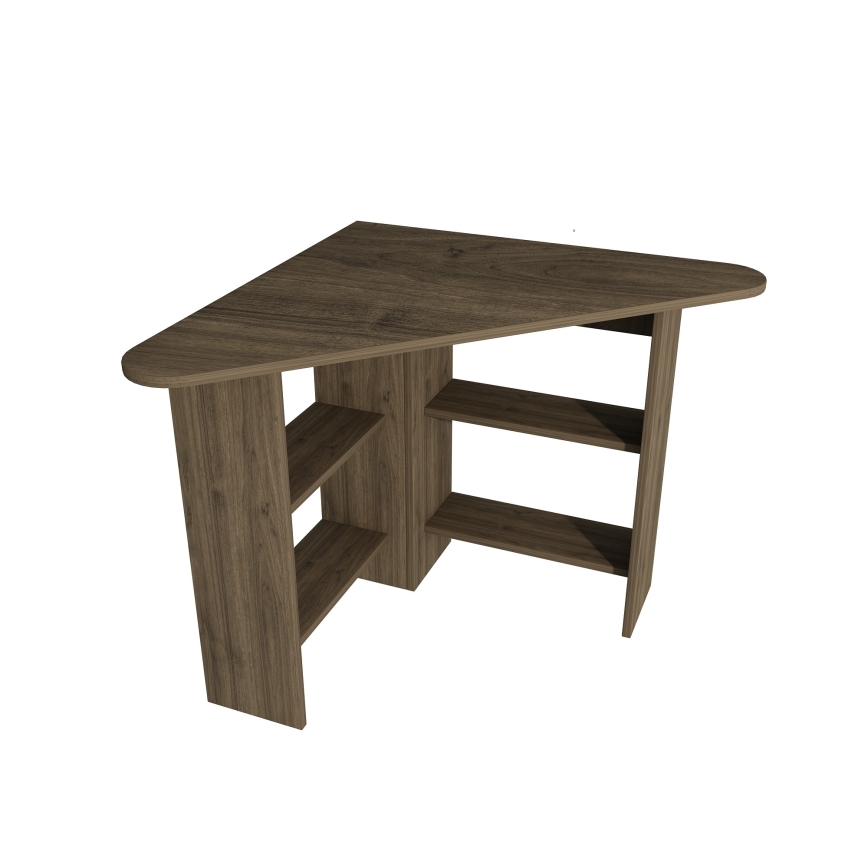 werk tafel CORNER 73,8x80 cm bruin