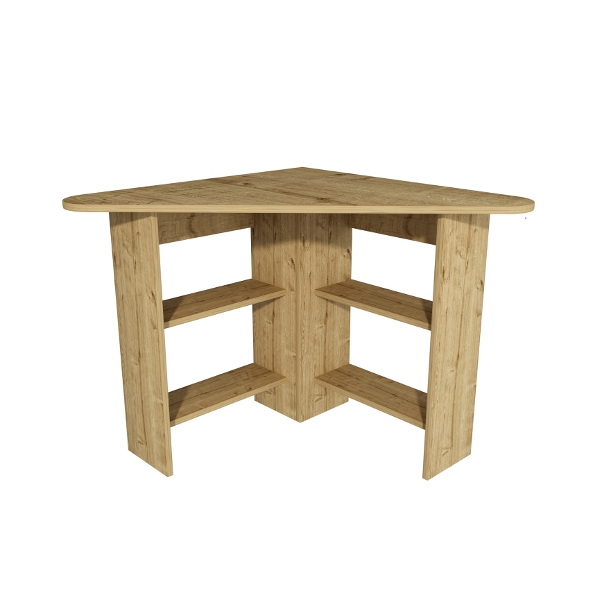 werk tafel CORNER 73,8x80 cm saffier eiken
