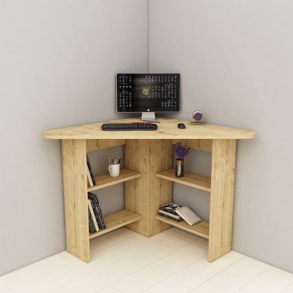 werk tafel CORNER 73,8x80 cm saffier eiken