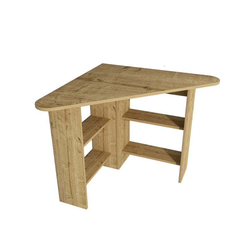 werk tafel CORNER 73,8x80 cm saffier eiken