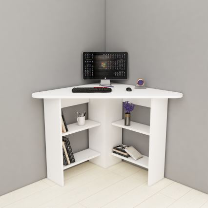 werk tafel CORNER 73,8x80 cm wit