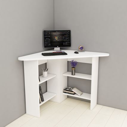 werk tafel CORNER 73,8x80 cm wit