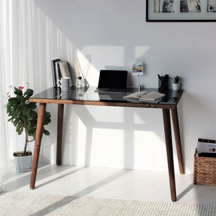 werk tafel COZY 73x110 cm grenen/zwart