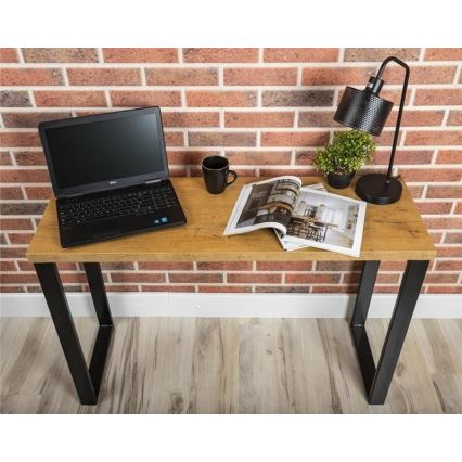 Werktafel BLAT 120x40 cm zwart/bruin