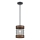 Westinghouse 61179 - Hanglamp aan een koord LANGSTON 1xE27/60W/230V barnwood